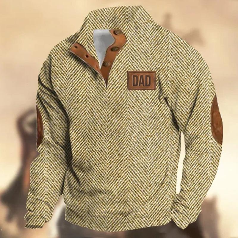 Men's Outdoor Casual Stand Collar Long Sleeve Sweatshirt